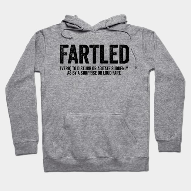 Fartled Black Hoodie by GuuuExperience